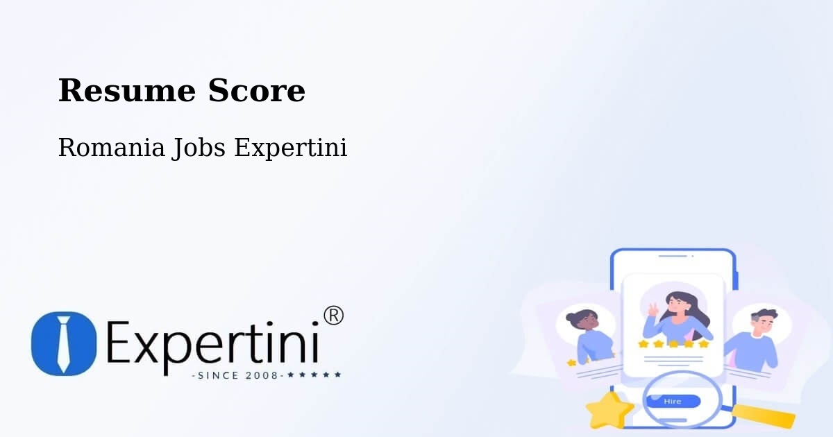Resume Score & Job Description Match Tool – Linț - Romania Jobs Expertini